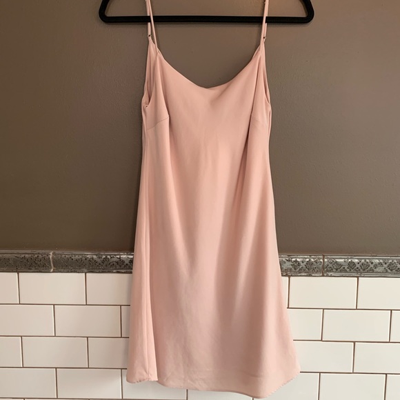 Lulu's Dresses & Skirts - Lulu blush slip dress Lulu's Dresses & Skirts - Lulu blush slip dress